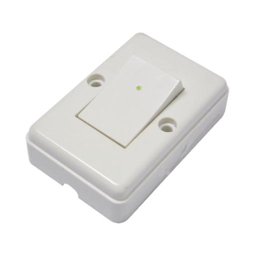 [SURTEK_SYS-136560] Surtek Apagador sencillo visible para sobreponer cuadrado 6a 127v