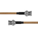 Epcom Jumper con Cable RG-142/U de 60 cm, con Conectores BNC Macho a BNC Macho.
