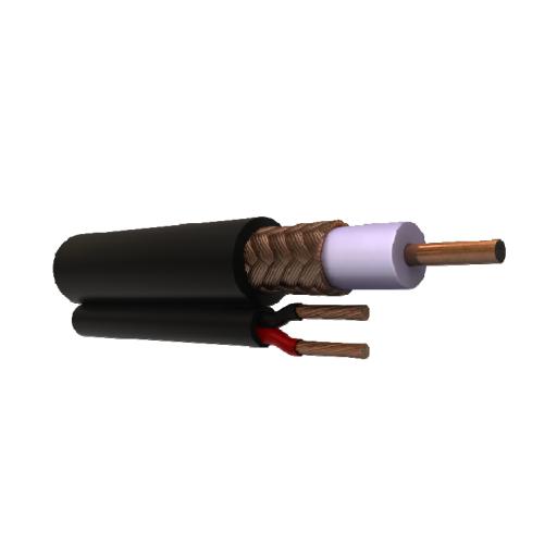 [VIAKON_RG-59-V-CCA/1000] Viakon Bobina de 305 metros de Cable RG59 Siamés, Malla de Cobre y Aluminio, CCA, HECHO EN MÉXICO, Optimizado para HD, Para uso en Intemperie.
