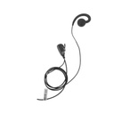 txPRO Micrófono de solapa con audífono ajustable al oído para KENWOOD TK3230/3000/3402/3312/3360/3170,NX240/340/220/320/420, TKD240/340