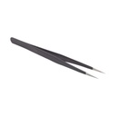 Epcom Pinzas Antiestáticas Inoxidable con Pintura Antiestática. Mango Super Esbelto, Punta Afilada.