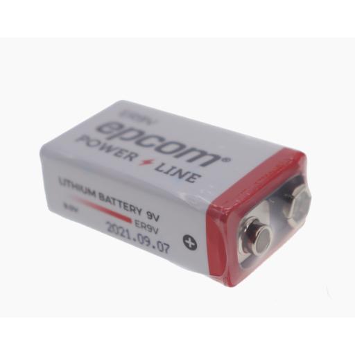 [EPCOM_ER-9V] Epcom Pila 9V @ 1200 mAh / Alta Capacidad ( No recargable )