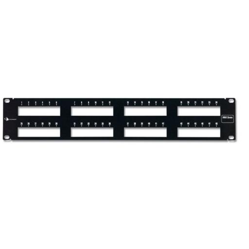 Siemon Patch Panel MAX Modular (vacío), de 48 Puertos, Plano, 2UR