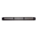 LINKEDPRO BY EPCOM Panel de parcheo de impacto Blindado (STP) de 24 puertos Cat5e, 19in
