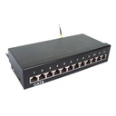 LINKEDPRO BY EPCOM Panel de parcheo de impacto (110) Blindado (STP) de 12 puertos Cat6, 10in 