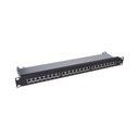 LINKEDPRO BY EPCOM Panel de parcheo de impacto (110) blindado de 24 puertos Cat6A