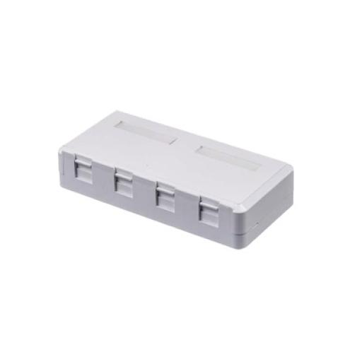 LINKEDPRO BY EPCOM Caja de pared de 4 puertos sin jack