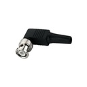 Epcom Conector BNC Macho de 75 Ohm en Ángulo Recto con Base Plástica de Alivio en PVC para Cable Coaxial RG-59/ RG-6.