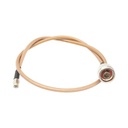 Epcom Cable de 60 cm tipo RG-142/U con conectores N Macho y SMA Macho (Hasta 8 GHz).