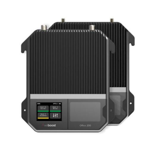 WeBoost Amplificador Office 200 para 4G, 3G, 2G y llamada VoLTE y convencional. Especial para personalizarlo con antenas, cables y accesorios de acuerdo al requerimiento de la instalación. Puede cubrir áreas de hasta 4300 Metros Cuadrados