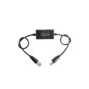 Epcom AISLADOR DE TIERRA por BNC / ELIMINE eficazmente los problemas en el video como el RUIDO, DIAFONIA, DISTORCION e INTERFERENCIAS causadas por los lazos de tierra. Compatible con cámaras HD-TVI/CVI/AHD/CVBS de hasta 2 MP. 