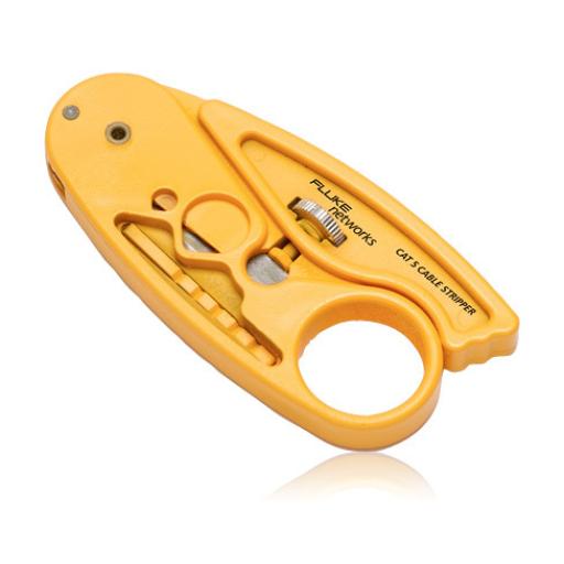 [FLUKE_11230002] Fluke Cortador y Desforrador Ajustable para Cables Redondos, de Teléfono y Datos UTP/STP y Otros Cables Flexibles