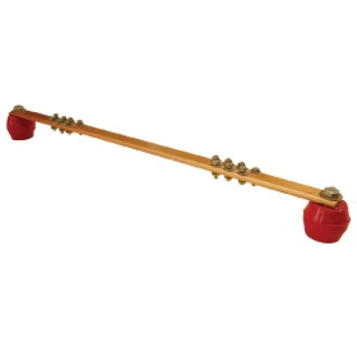 [TOTALGROUND_TG-BUE-RACK] Total Ground Barra de Unión de Tierra Física para Montaje en Rack 19"