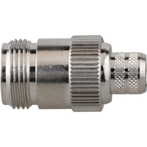 [RFINDUSTRIES_RP-1028-I] RF Industries Conector N Hembra Inverso de Anillo Plegable para Cables 9913, RG-8/U, LMR-400, Grupo I, Níquel/ Oro/ Teflón.