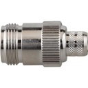 RF Industries Conector N Hembra Inverso de Anillo Plegable para Cables 9913, RG-8/U, LMR-400, Grupo I, Níquel/ Oro/ Teflón.