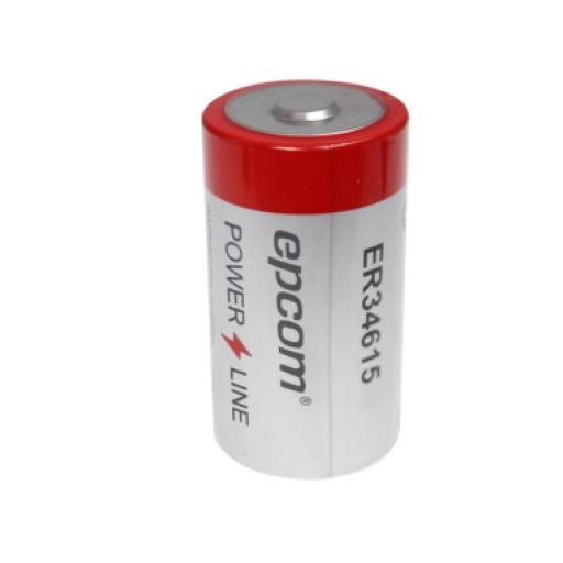 Epcom Bateria de 3.6V a 19Ah Li-SOCI2 Tamaño D ( Batería no recargable )