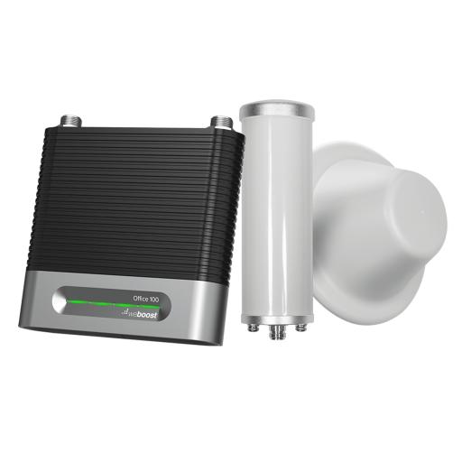 WeBoost KIT Amplificador de Señal Celular 4G/ 3G, OFFICE 100 | Mejora la Señal Celular de Múltiples Operadores | Cubre áreas de hasta 3000 metros cuadrados