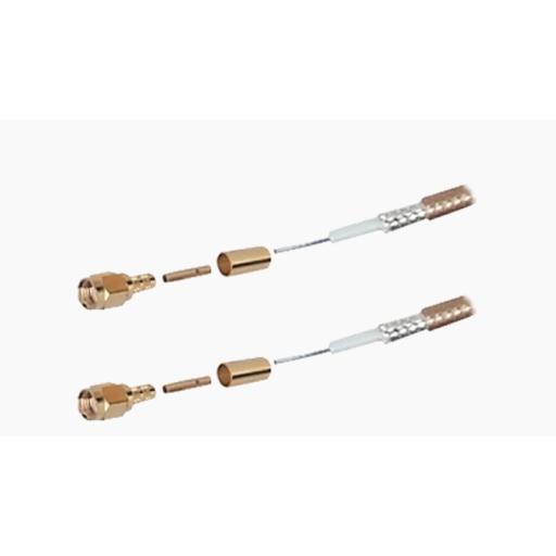 Epcom Jumper con RG-142/U de 60 cm y Conectores SMA Macho Inverso en los 2 extremos.