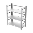 Epcom Estante Galvanizado de 3 Niveles para Instalación de 12 Baterías de Ciclo Profundo Similares a la PL-110-D12.