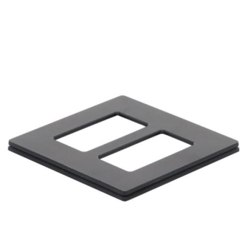 Lutron TAPA P/SWITCH /DIMMER 2 ESPACIOS