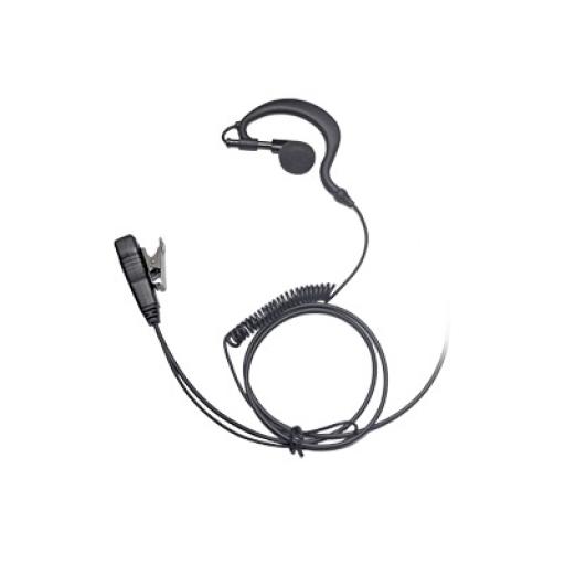 TX PRO Micrófono de Solapa con Audífono Ajustable al oído. Para TC-500/ 508/ 518/ 580/ 600/ 610/ 700 PD506, Y radios GP300/ SP-50/ P1225/ PRO3150/ MAG ONE/ EP150/350/ EP450/ DEP450/DTR620 /RVA50/VLR150