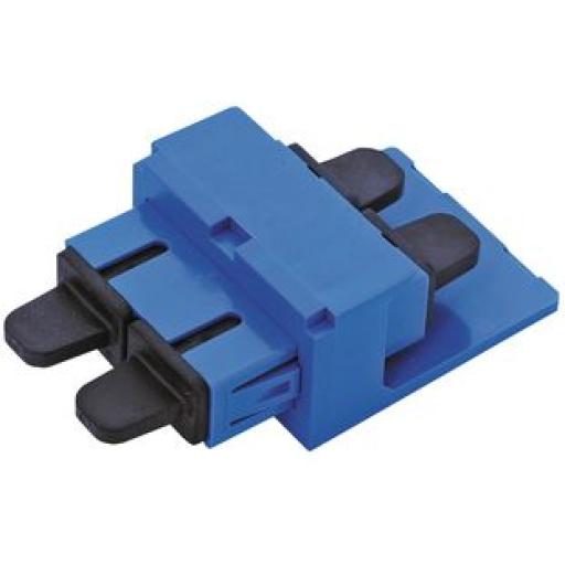 [PANDUIT_CMDBUSCZBU] Panduit Módulo Acoplador SC Duplex, para Fibra Óptica Monomodo OS1/OS2, Tipo Mini-Com, Color Azul
