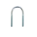 CHAROFIL Abrazadera tipo U de 1/2", con acabado Electro Zinc, no incluye tuercas y arandelas 