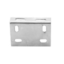 CHAROFIL Placa Salida a Tubo, con acabado Electro Zinc 