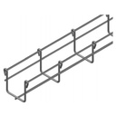 CHAROFIL Charola Tipo Malla 54/50 mm, Acabado Electro Zinc, Hasta 43 Cables Cat6, Tramo de 3 Metros