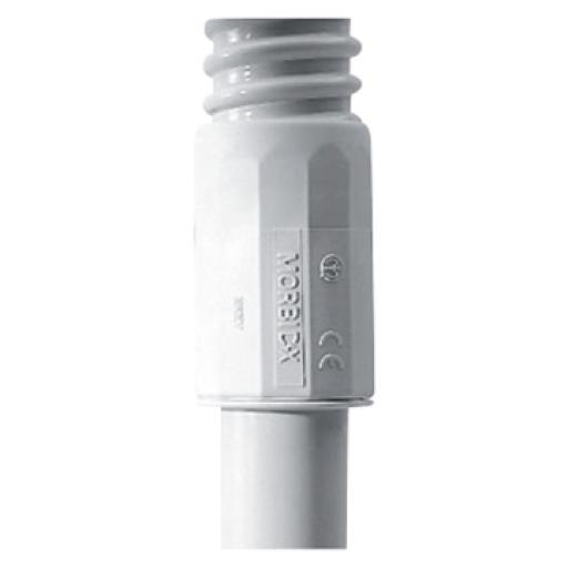 Gewiss Conector (Racor) de tubería rígida a tubería flexible (Diflex), PVC Auto-Extinguible, 32 mm, IP65