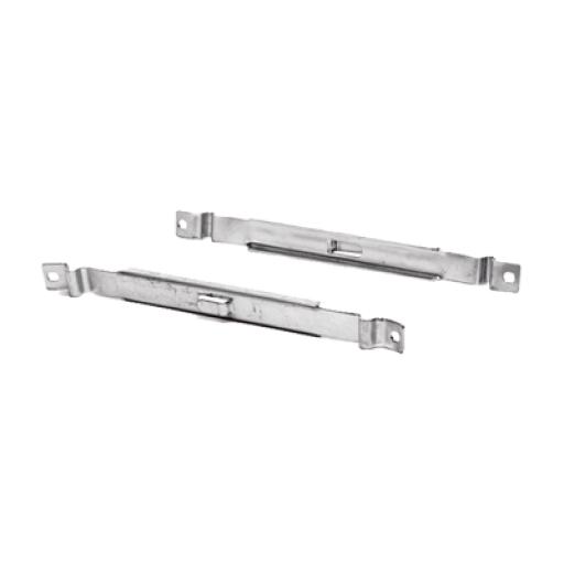 CHAROFIL Clip Recto Automático para unir tramos de charola, con acabado Electro Zinc