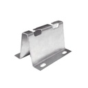 CHAROFIL Soporte de piso falso directo, ideal para llegada a Rack, con acabado Electro Zinc