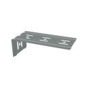CHAROFIL Ménsula económica, para montaje en pared, para anchos de charola de 150mm, con acabado Electro Zinc
