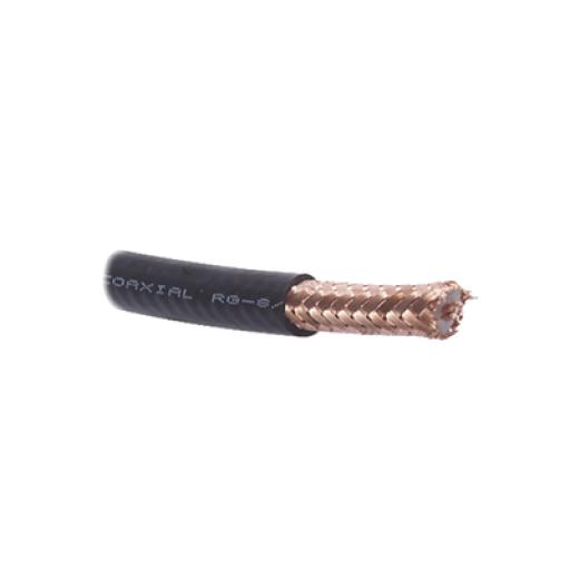 Viakon Cable Coaxial RG8, 50 OHMS, 4.1DB, 100% Cobre, Hecho en México, Retazo de 3 Metros
