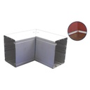 Thorsman Esquinero interior de Aluminio para canaleta INKA140 (8520-80001)