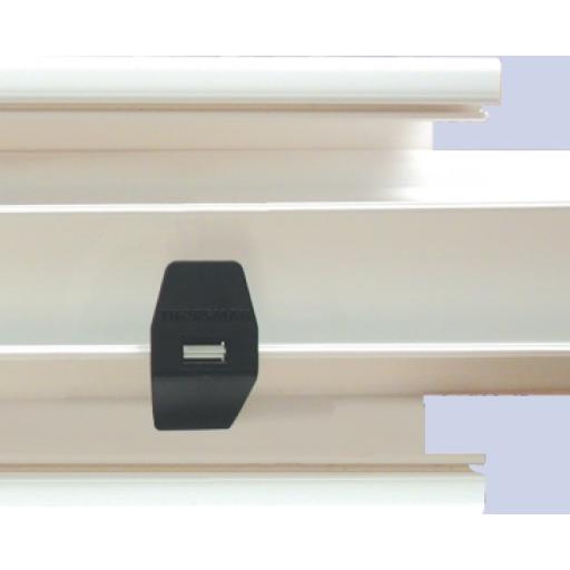Thorsman Clip sujetador negro para canaleta TEK100 (5590-34600)