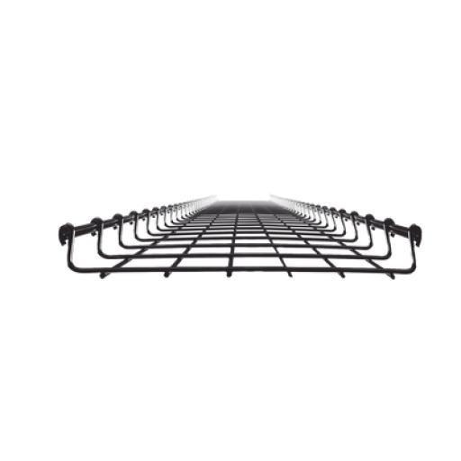 CHAROFIL Charola Tipo Malla 33/300 mm, Acabado Electro Zinc, Hasta 158 Cables Cat6, Tramo de 3 Metros