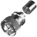 RF Industries Conector DIN 7-16 Macho de Anillo Plegable para LMR-600, 7977A.