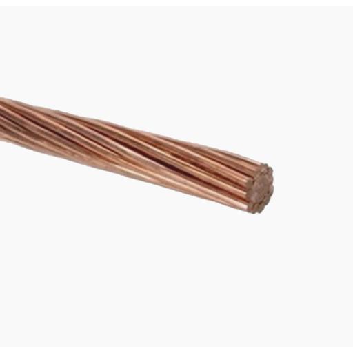 [VIAKON_A083/50] Viakon Cable de Cobre Desnudo Semiduro 7 Hilos, Cal. 1/0 AWG, Rollo 50 m.