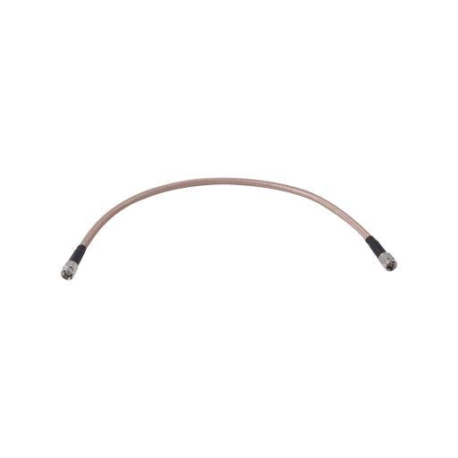 Epcom Jumper con cable RG-142 con conectores  SMA Macho/SMA Macho de 30 cm.
