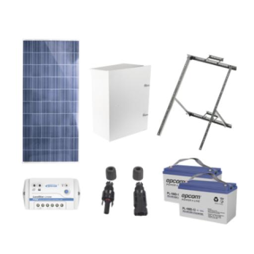 [EPCOM_PLRAD-FV] Epcom Kit de energía solar de 12 Vcc para alimentar radar de velocidad X-RADAR1