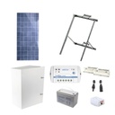Epcom Kit Solar de 14 W con PoE Pasivo 24 Vcc para un radio de Ubiquiti airMAX o Cambium ePMP