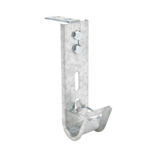 CHAROFIL Soporte (Gancho) tipo J-Hook, hasta 7 cables Cat6, ideal para soportar cableado en los espacios de manipulación al aire, Para instalación en interior