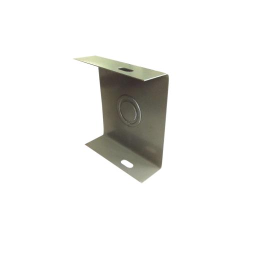 CHAROFIL Placa cierre 65 x 65 mm, fabricado en lámina de acero al carbón 