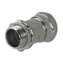 Hubbell Conector Recto Compresión de Acero Galvanizado para Pared Delgada de 1" .