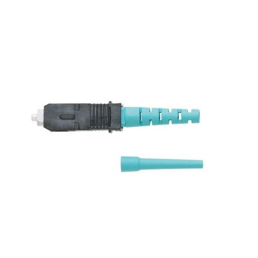 [PANDUIT_FSC2MCXAQ] Panduit Conector de Fibra Óptica SC Simplex OptiCam, Multimodo 50/125 OM3/OM4, Pre-pulido, Color Aqua