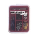 Thorsman Kit para Sistemas de Fijación en Concreto, Taquetes con doble expansión y guía incluida para fácil instalación (104 piezas)