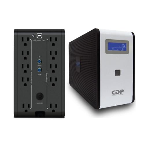 CDP NOBREAK/UPS MARCA CDP MOD R-SMART751 750VA/375W 6 CONT LCD REG. BAT