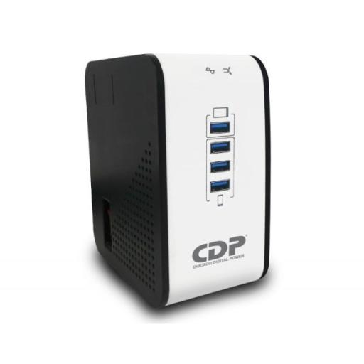 CDP REGULADORMARCACDPMODR2CU-AVR10081000VA8CONTACTOS,4USBDERECA