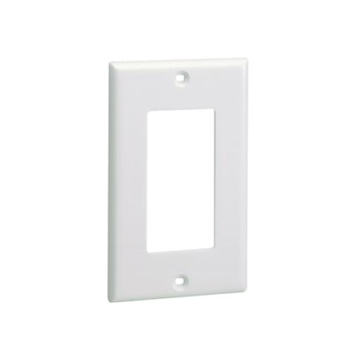 [PANDUIT_CPGWH] Panduit Placa de Pared Frontal Estándar GFCI, Material ABS, Color Blanco 